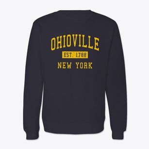 Ohioville New York Classic Established Crewneck Sweatshirt