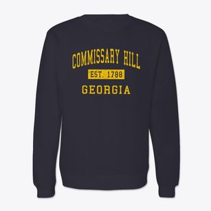 Commissary Hill Georgia Classic Established Crewneck Sweatshirt