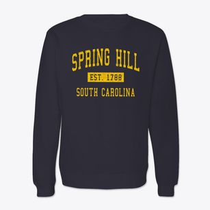 Spring Hill South Carolina Classic Established Crewneck Sweatshirt