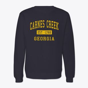 Carnes Creek Georgia Classic Established Crewneck Sweatshirt