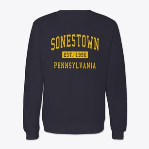Sonestown Pennsylvania Classic Established Crewneck Sweatshirt