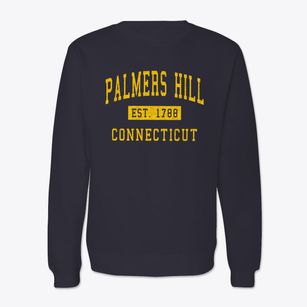 Palmers Hill Connecticut Classic Established Crewneck Sweatshirt
