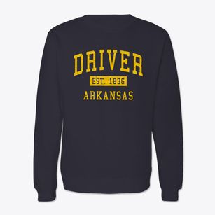 Driver Arkansas Classic Established Crewneck Sweatshirt