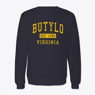Butylo Virginia Classic Established Crewneck Sweatshirt