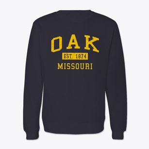 Oak Missouri Classic Established Crewneck Sweatshirt