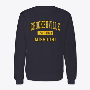 Crockerville Missouri Classic Established Crewneck Sweatshirt
