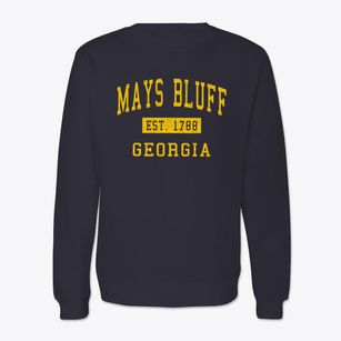 Mays Bluff Georgia Classic Established Crewneck Sweatshirt