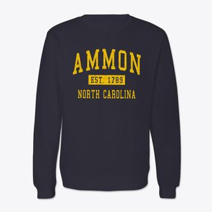Ammon North Carolina Classic Established Crewneck Sweatshirt