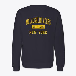 Mclaughlin Acres New York Classic Established Crewneck Sweatshirt