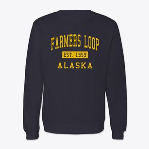Farmers Loop Alaska Classic Established Crewneck Sweatshirt