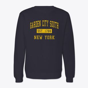 Garden City South New York Classic Established Crewneck Sweatshirt