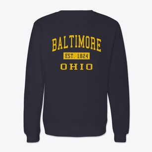 Baltimore Ohio Classic Established Crewneck Sweatshirt