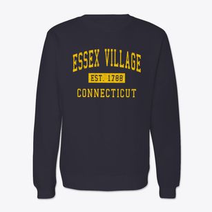 Essex Village Connecticut Classic Established Crewneck Sweatshirt