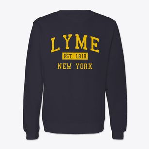 Lyme New York Classic Established Crewneck Sweatshirt