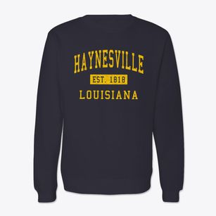 Haynesville Louisiana Classic Established Crewneck Sweatshirt