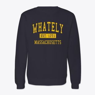 Whately Massachusetts Classic Established Crewneck Sweatshirt