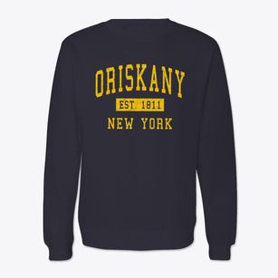 Oriskany New York Classic Established Crewneck Sweatshirt
