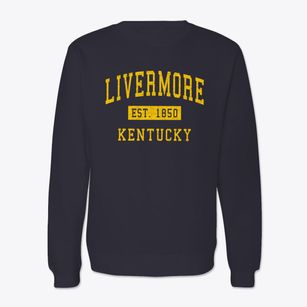 Livermore Kentucky Classic Established Crewneck Sweatshirt