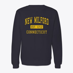New Milford Connecticut Classic Established Crewneck Sweatshirt