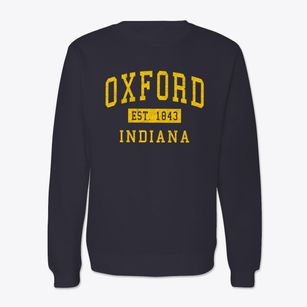 Oxford Indiana Classic Established Crewneck Sweatshirt
