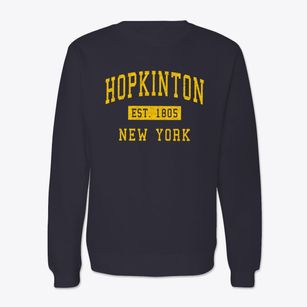 Hopkinton New York Classic Established Crewneck Sweatshirt