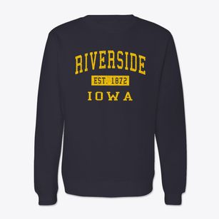 Riverside Iowa Classic Established Crewneck Sweatshirt