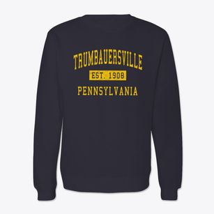 Trumbauersville Pennsylvania Classic Established Crewneck Sweatshirt