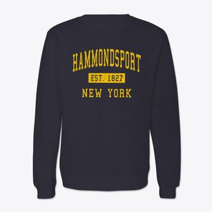 Hammondsport New York Classic Established Crewneck Sweatshirt