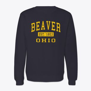 Beaver Ohio Classic Established Crewneck Sweatshirt