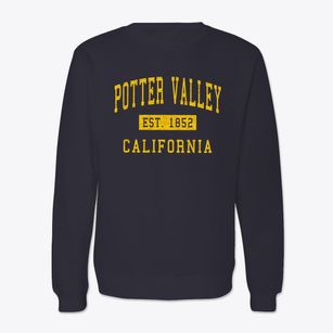 Potter Valley California Classic Established Crewneck Sweatshirt