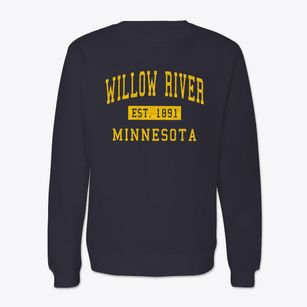 Willow River Minnesota Classic Established Crewneck Sweatshirt