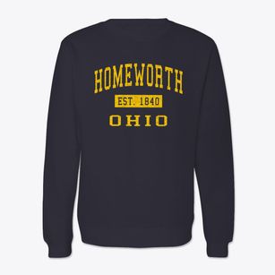 Homeworth Ohio Classic Established Crewneck Sweatshirt