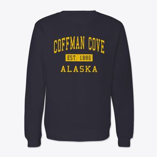 Coffman Cove Alaska Classic Established Crewneck Sweatshirt
