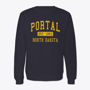 Portal North Dakota Classic Established Crewneck Sweatshirt