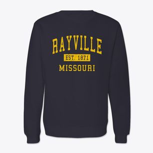 Rayville Missouri Classic Established Crewneck Sweatshirt