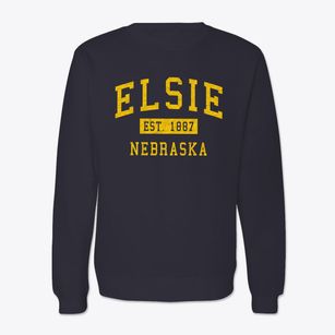 Elsie Nebraska Classic Established Crewneck Sweatshirt