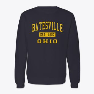 Batesville Ohio Classic Established Crewneck Sweatshirt