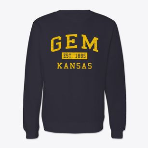 Gem Kansas Classic Established Crewneck Sweatshirt