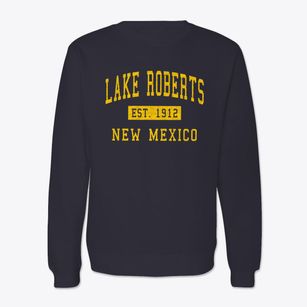 Lake Roberts New Mexico Classic Established Crewneck Sweatshirt