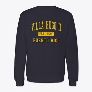 Villa Hugo Ii Puerto Rico Classic Established Crewneck Sweatshirt