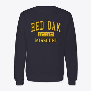 Red Oak Missouri Classic Established Crewneck Sweatshirt