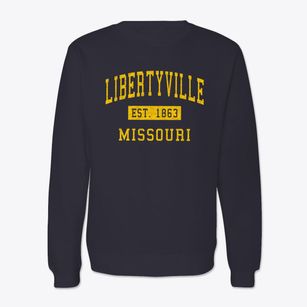 Libertyville Missouri Classic Established Crewneck Sweatshirt