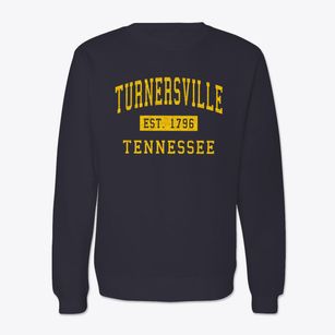 Turnersville Tennessee Classic Established Crewneck Sweatshirt