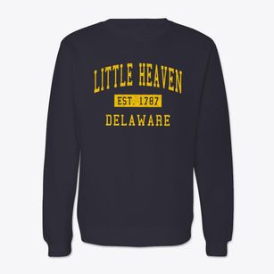 Little Heaven Delaware Classic Established Crewneck Sweatshirt