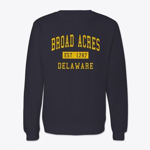 Broad Acres Delaware Classic Established Crewneck Sweatshirt