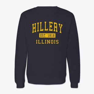 Hillery Illinois Classic Established Crewneck Sweatshirt