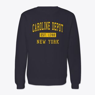 Caroline Depot New York Classic Established Crewneck Sweatshirt