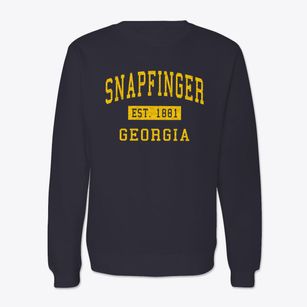 Snapfinger Georgia Classic Established Crewneck Sweatshirt