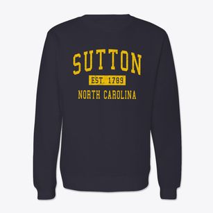 Sutton North Carolina Classic Established Crewneck Sweatshirt