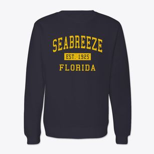 Seabreeze Florida Classic Established Crewneck Sweatshirt